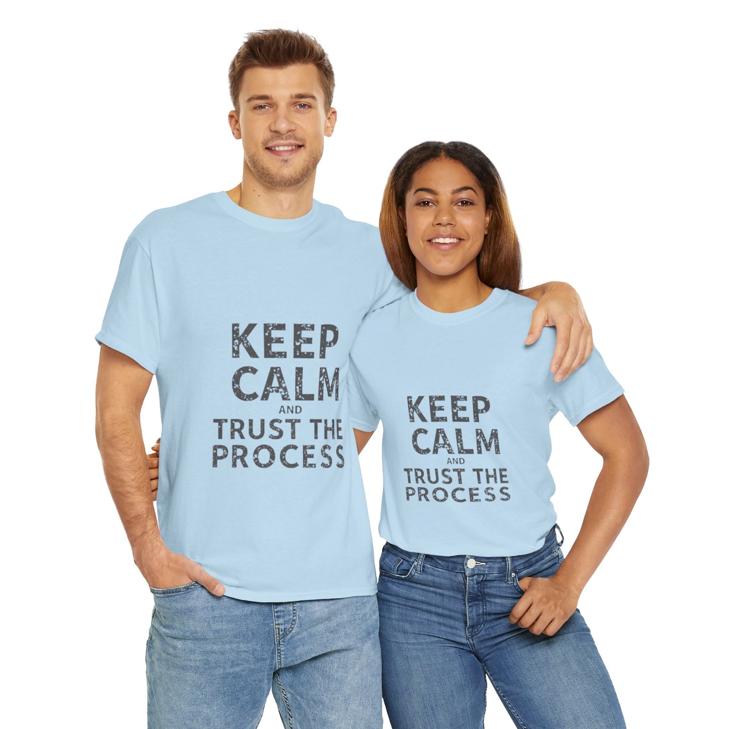 Unisex Heavy Cotton Tee -Keep Calm