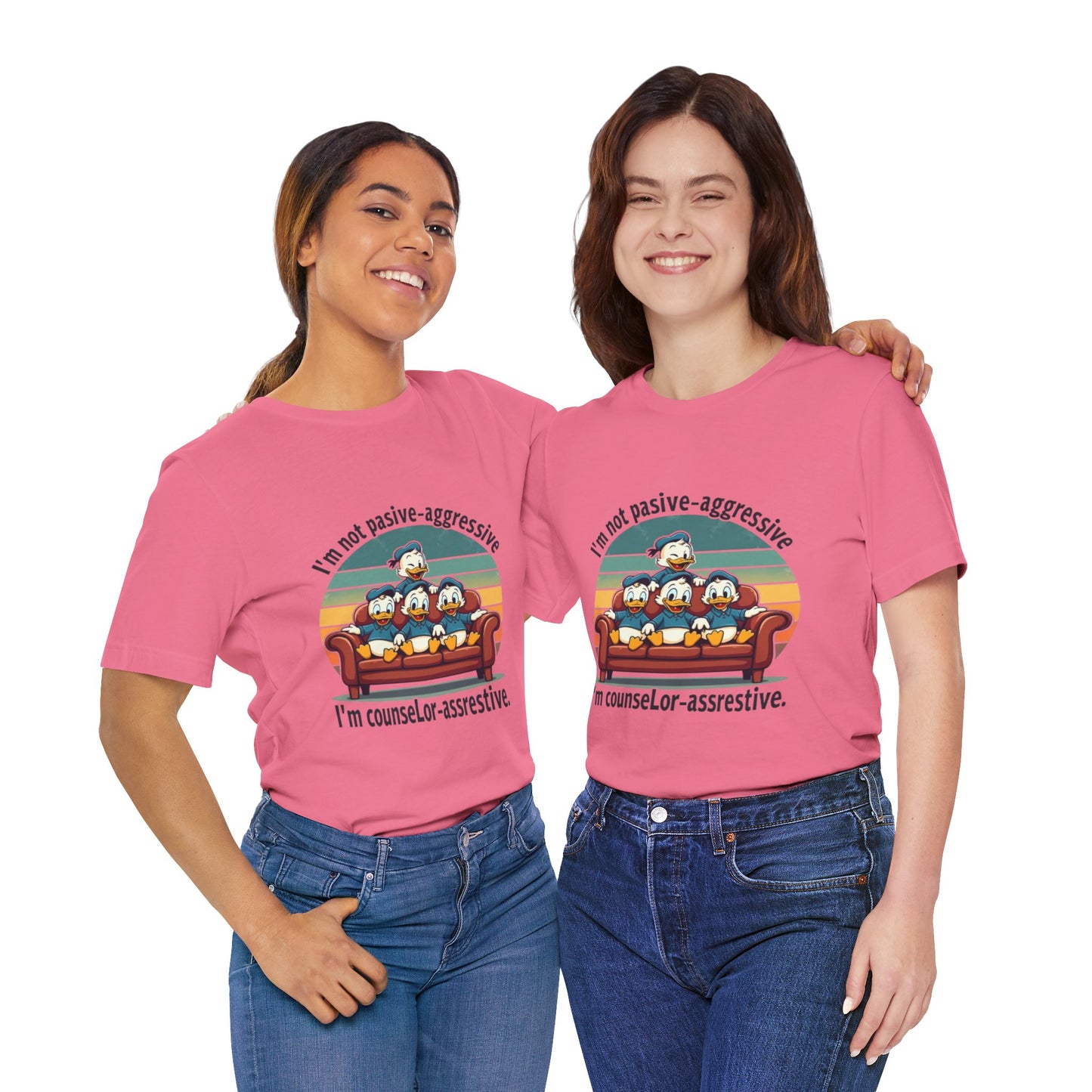 Unisex Jersey Short Sleeve T-Shirt -Funny Counsel-Assertive Tee