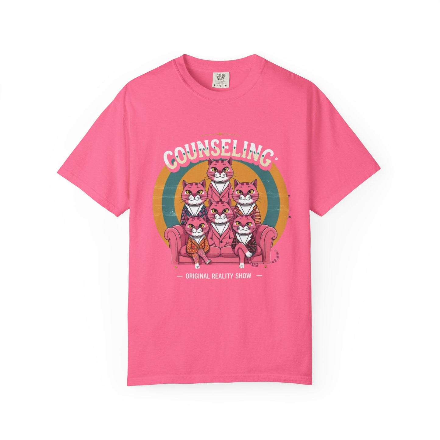 Unisex Garment-Dyed T-Shirt -Counseling Cats