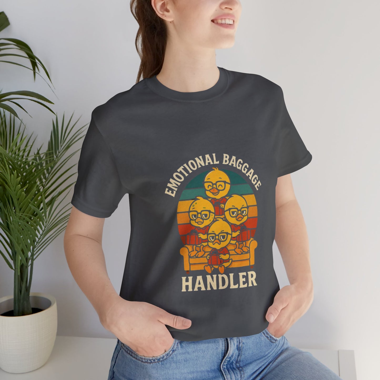 Unisex Jersey Short Sleeve T-Shirt - Emotional Baggage Handler