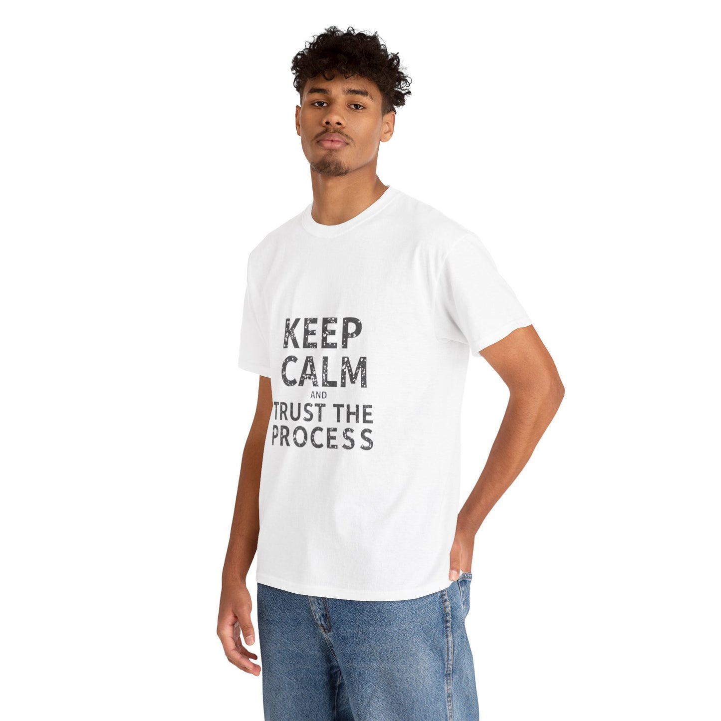 Unisex Heavy Cotton Tee -Keep Calm