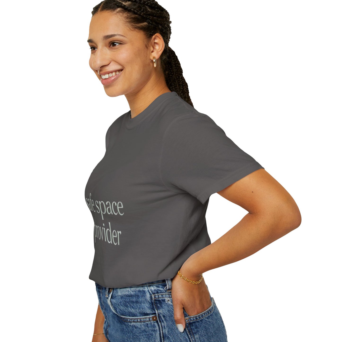 Unisex Garment-Dyed T-shirt -Safe Space Provider