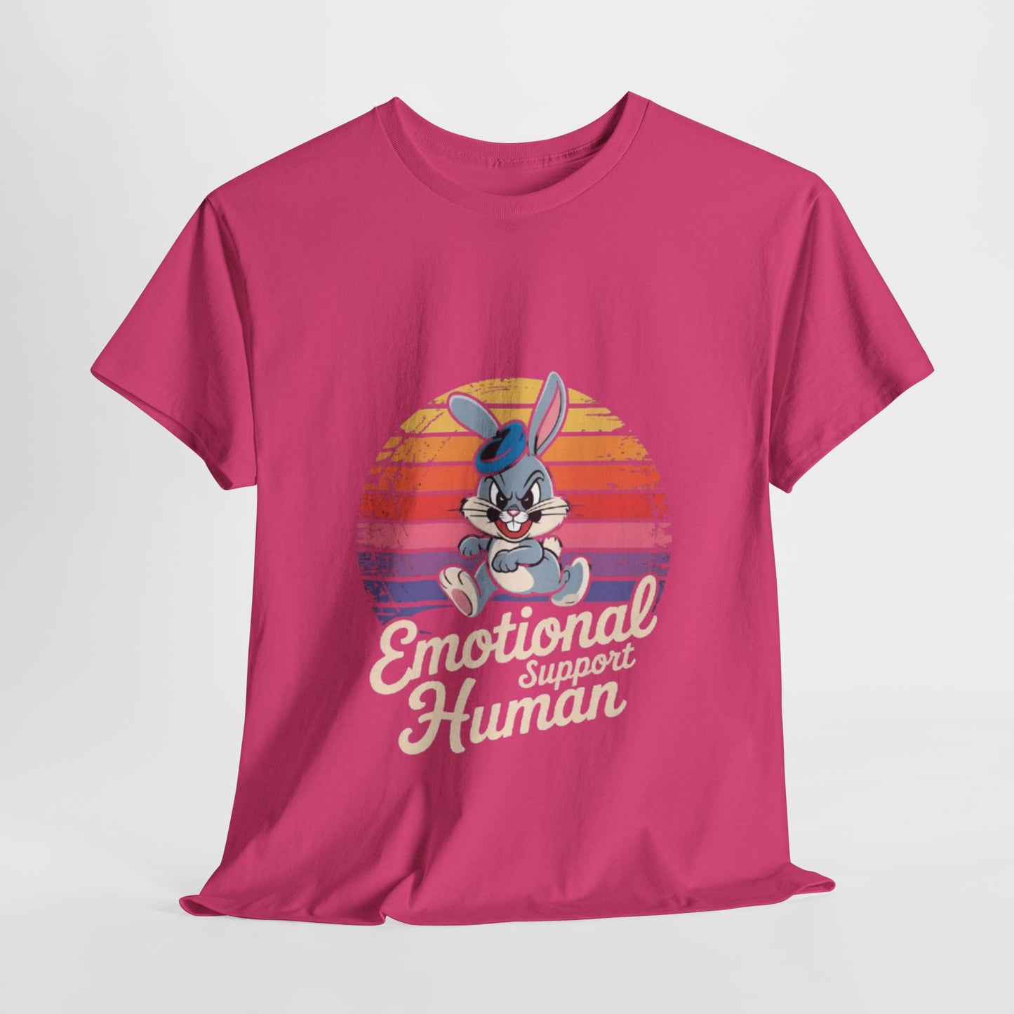 Unisex Heavy Cotton T-Shirt -Emotional Support Human Tee