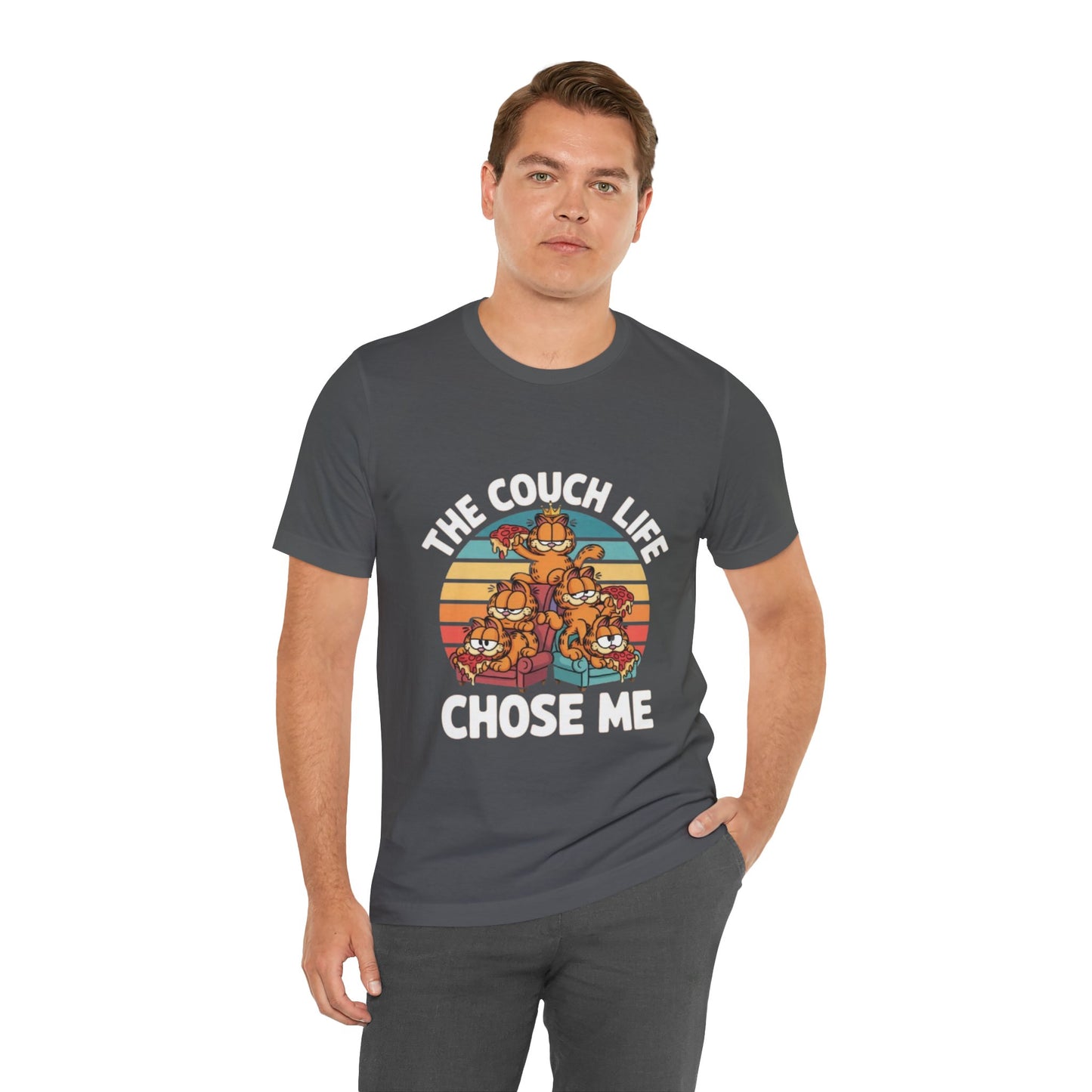 Vintage Unisex Tee - The Couch Life Chose Me