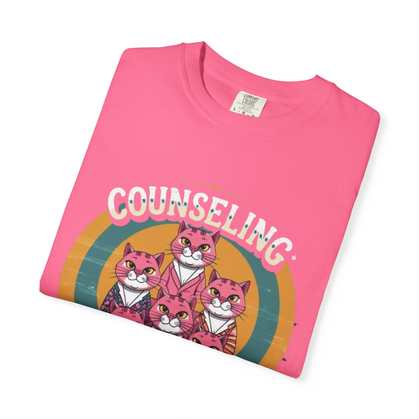 Unisex Garment-Dyed T-Shirt -Counseling Cats
