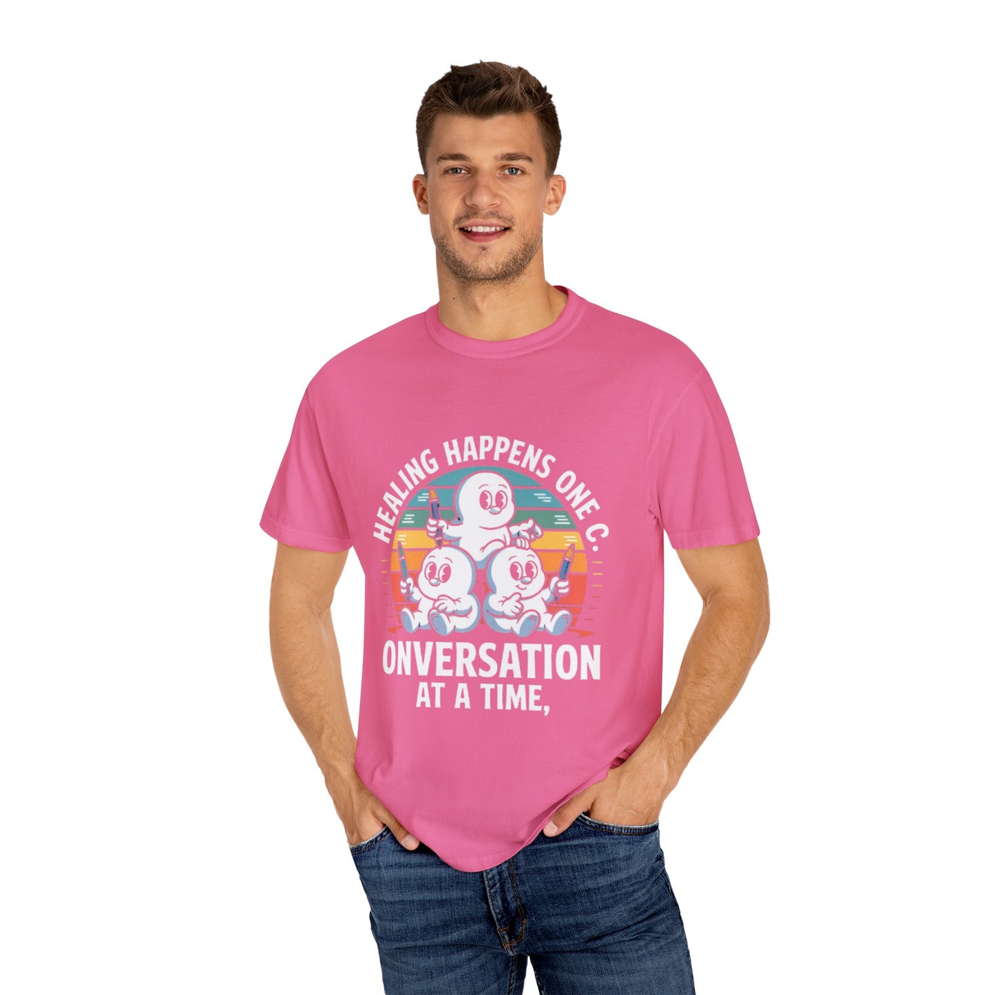 Unisex Garment-Dyed T-shirt - Healing Happens