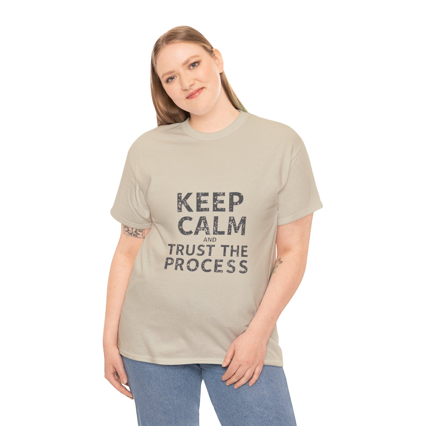 Unisex Heavy Cotton Tee -Keep Calm