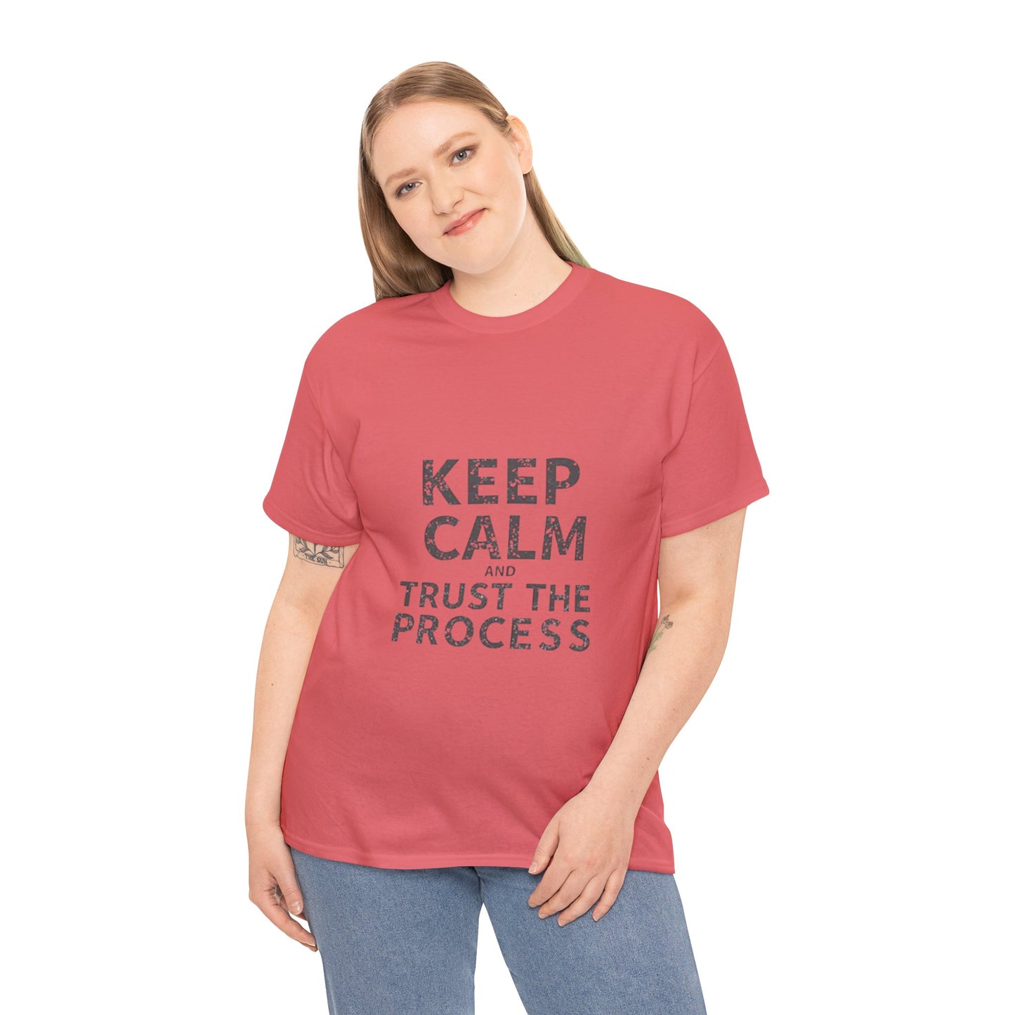 Unisex Heavy Cotton Tee -Keep Calm