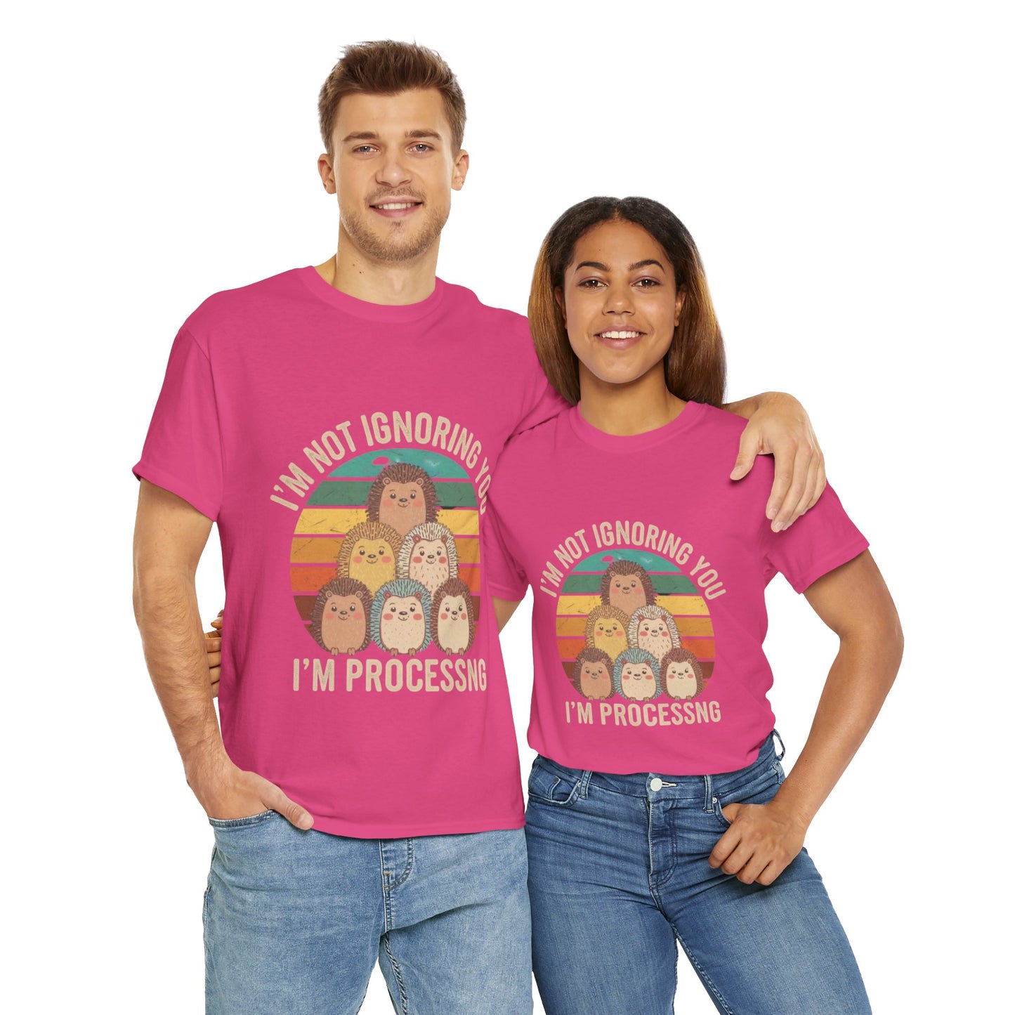 Funny Psychology Unisex Tee - 'I'm Not Ignoring You, I'm Processing'