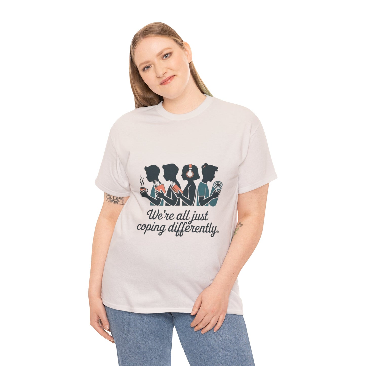 Coping Together Unisex Tee - Mental Health Awareness Apparel