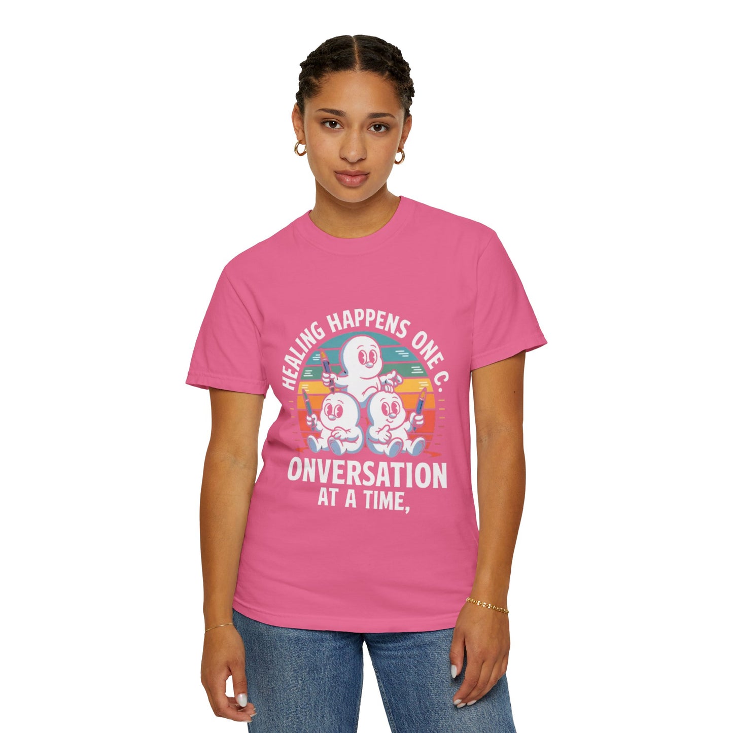 Unisex Garment-Dyed T-shirt - Healing Happens