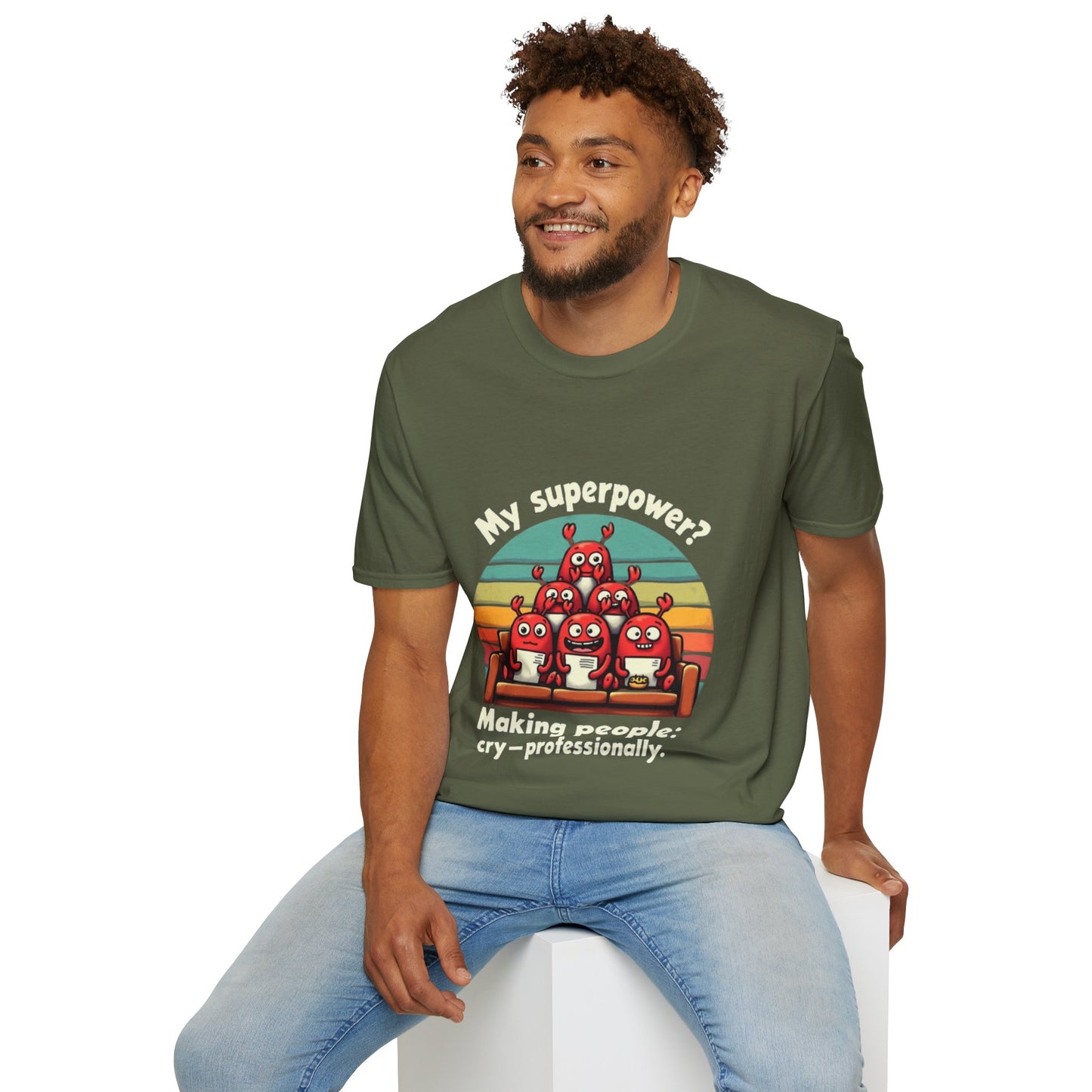 Funny Unisex Softstyle Tee -My Superpower