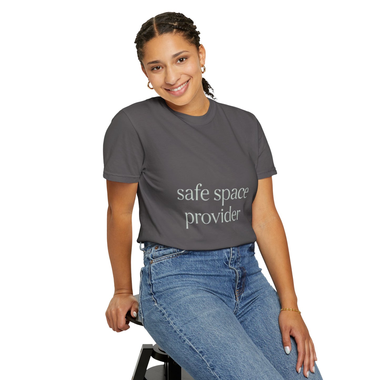 Unisex Garment-Dyed T-shirt -Safe Space Provider