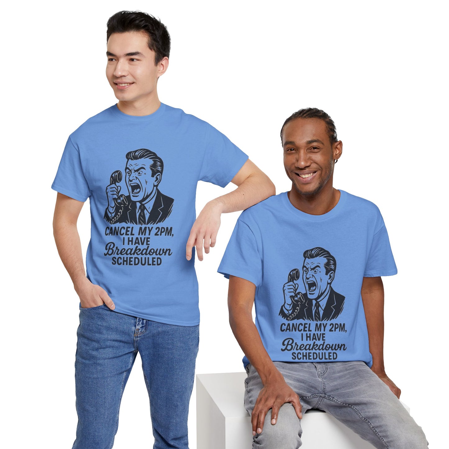 Humorous Unisex Cotton Tee – Perfect Gift for Stress Relief