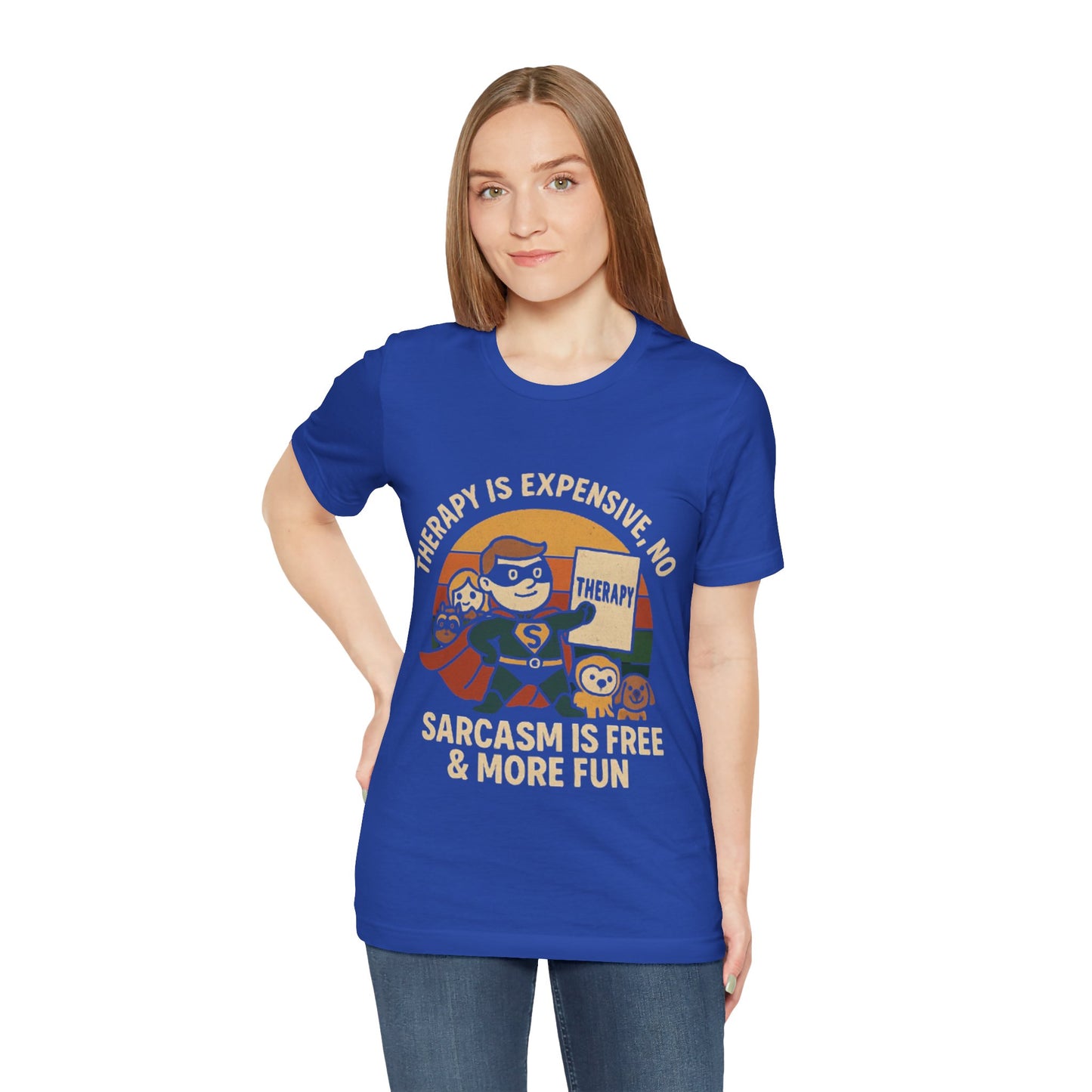 Therapy Humor Tee | Unisex Jersey Short Sleeve Tee, Mental Health Awareness
