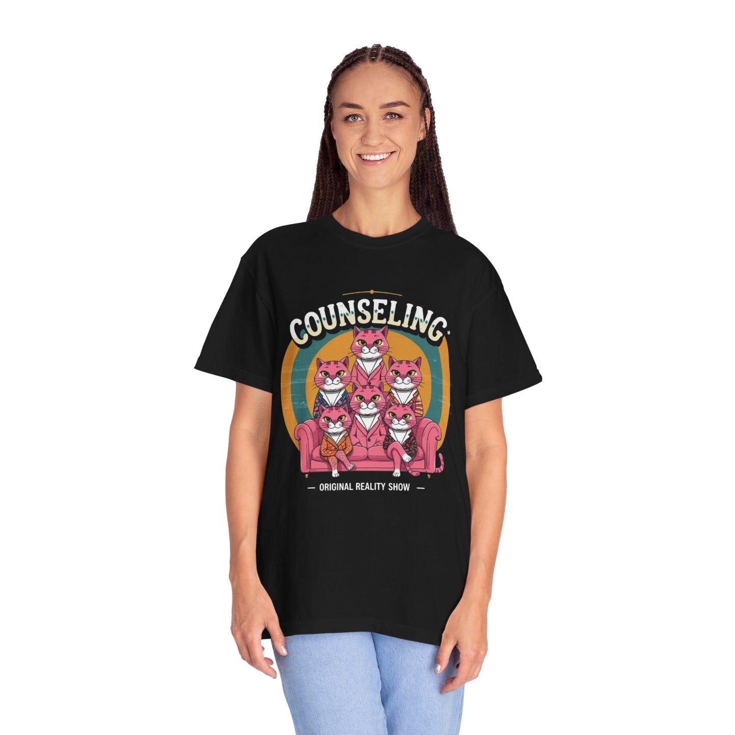 Unisex Garment-Dyed T-Shirt -Counseling Cats