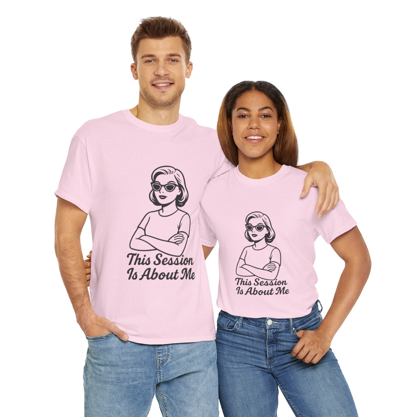 Empowered Statement Tee - This Session Is About Me