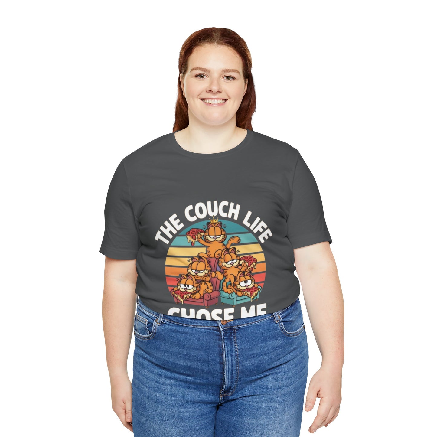 Vintage Unisex Tee - The Couch Life Chose Me