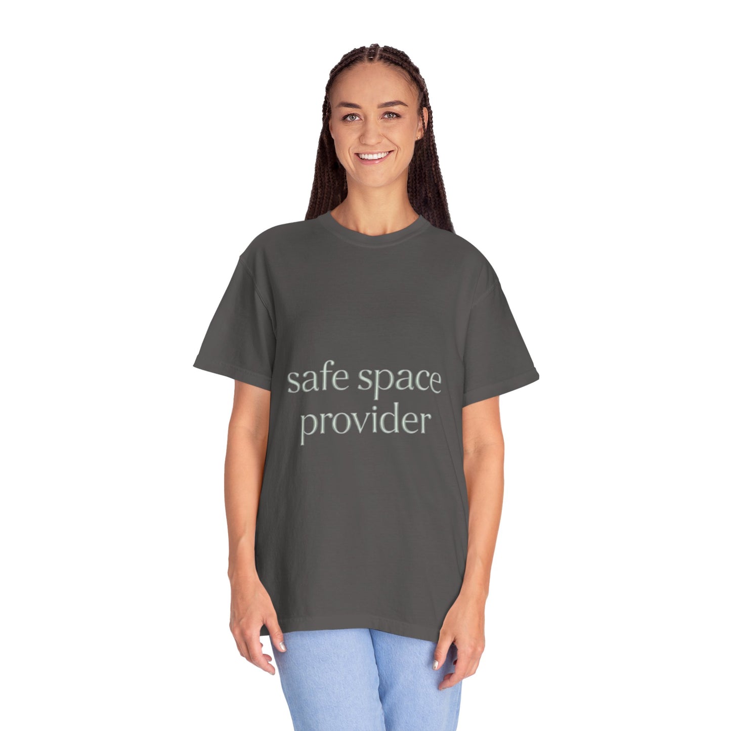Unisex Garment-Dyed T-shirt -Safe Space Provider