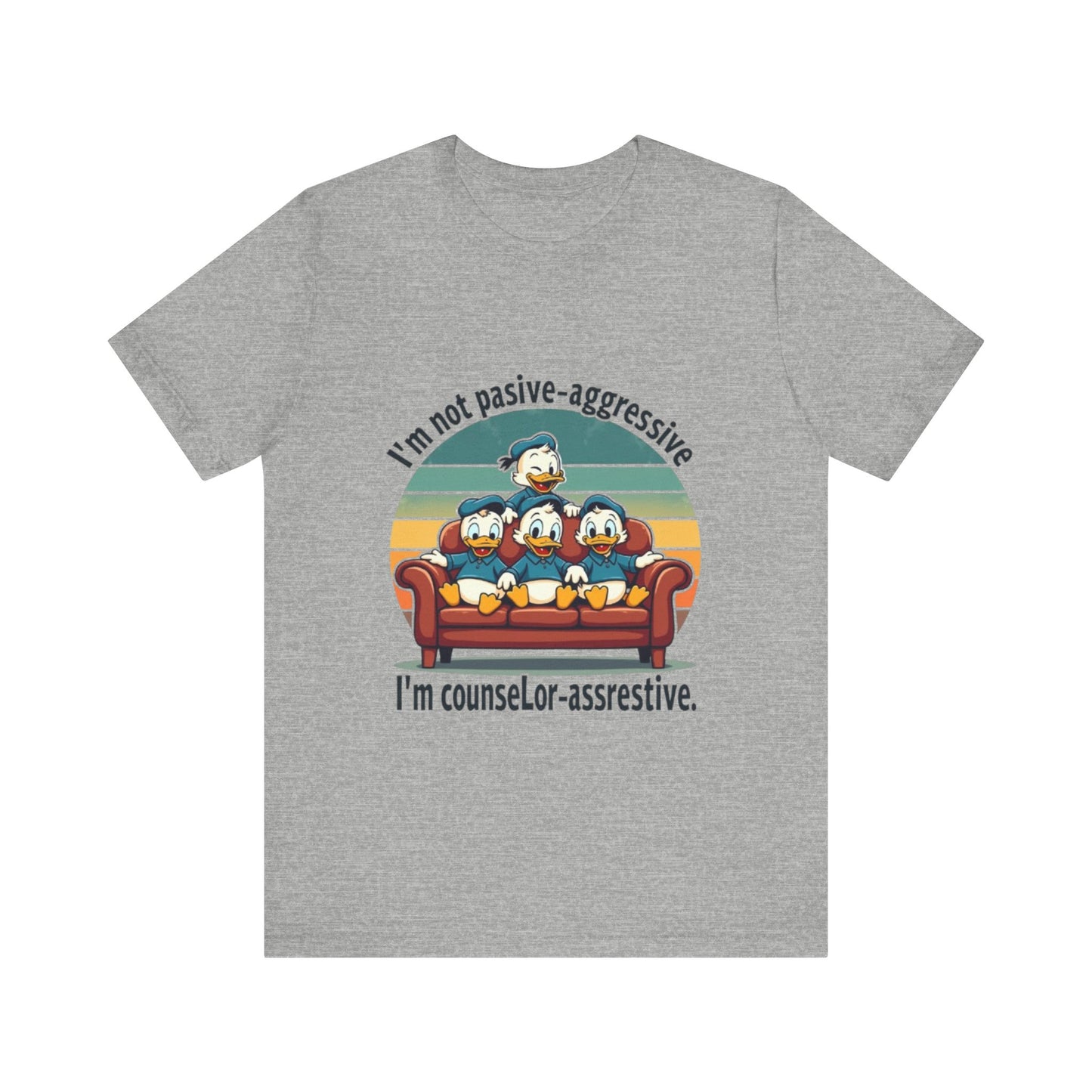 Unisex Jersey Short Sleeve T-Shirt -Funny Counsel-Assertive Tee