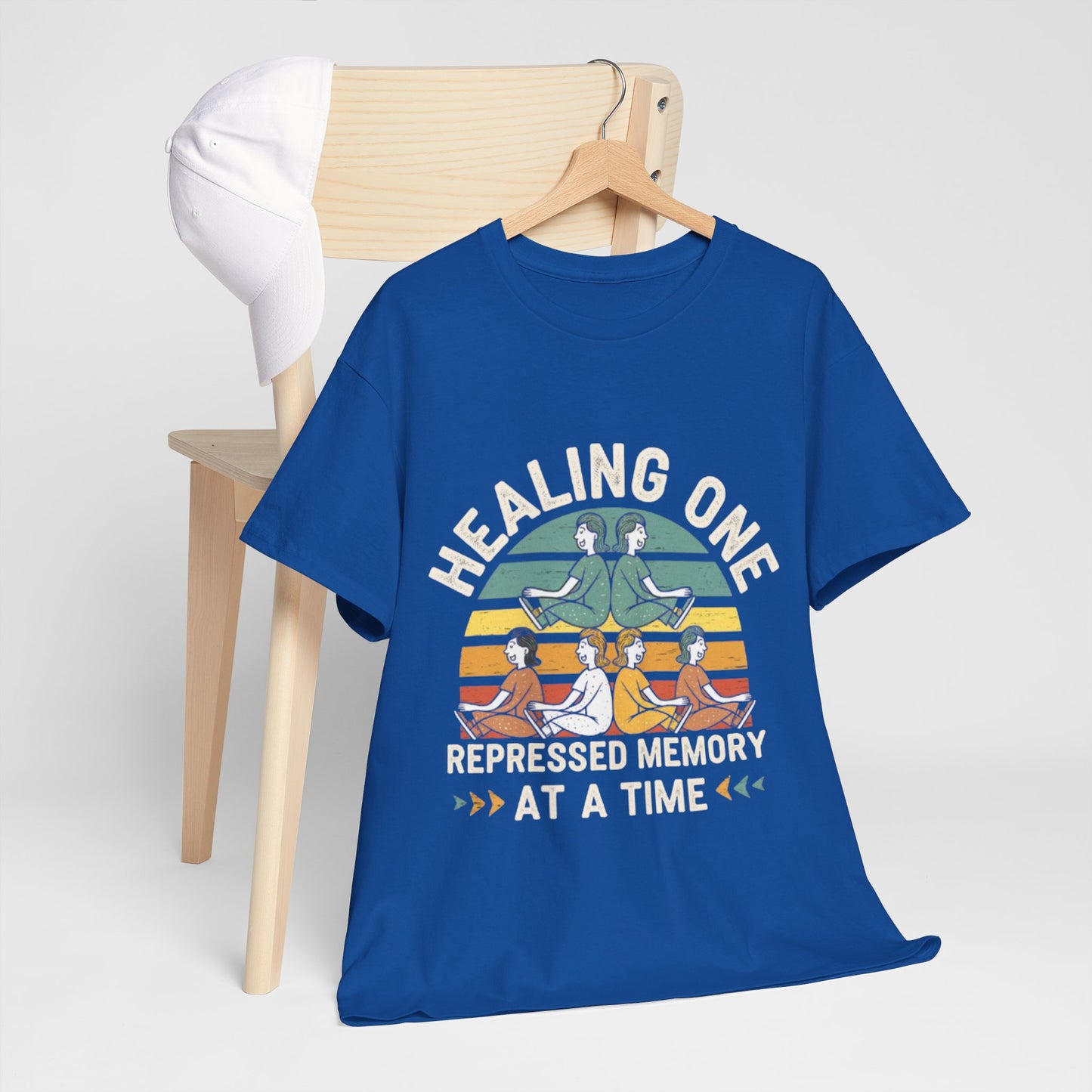 Unisex Heavy Cotton Tee -Healing repressed memories one at a time