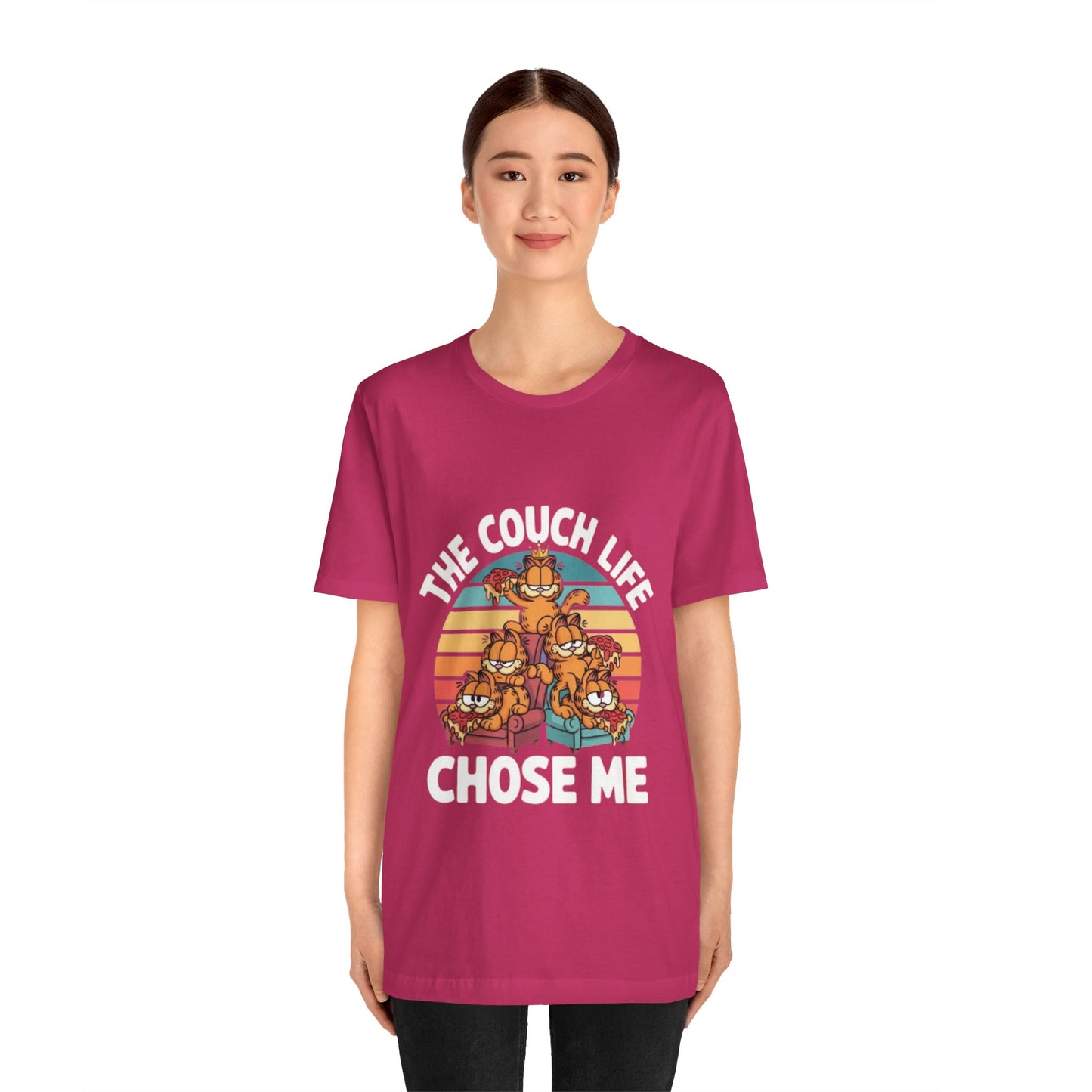 Vintage Unisex Tee - The Couch Life Chose Me