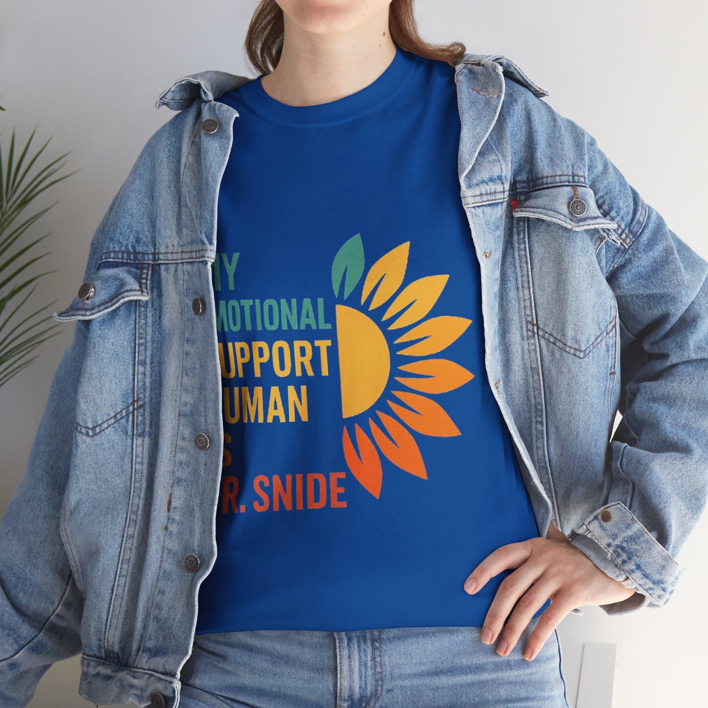 Emotional Support Unisex Tee | Heavy Cotton T-Shirt