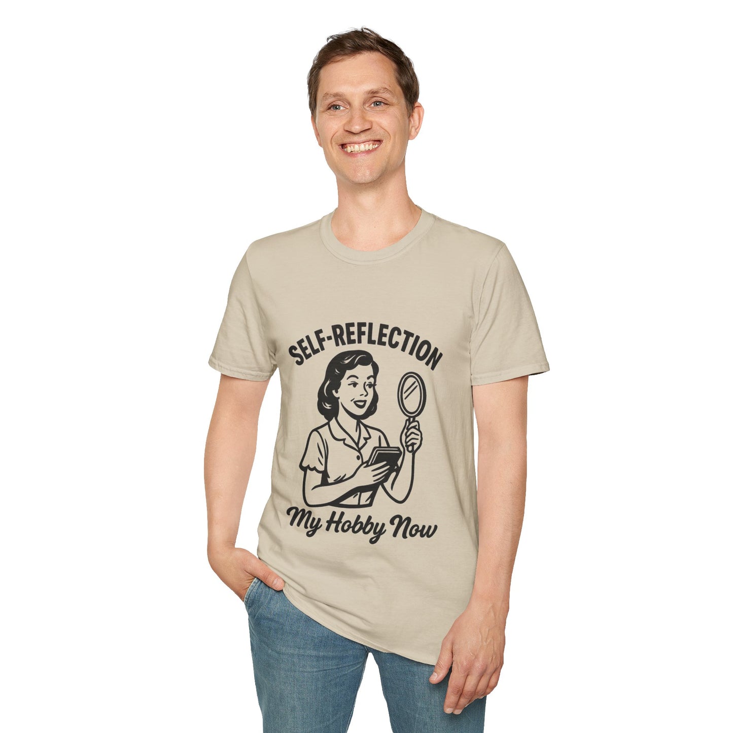 Self-Reflection Motivational Unisex T-Shirt, Self-Care Gift