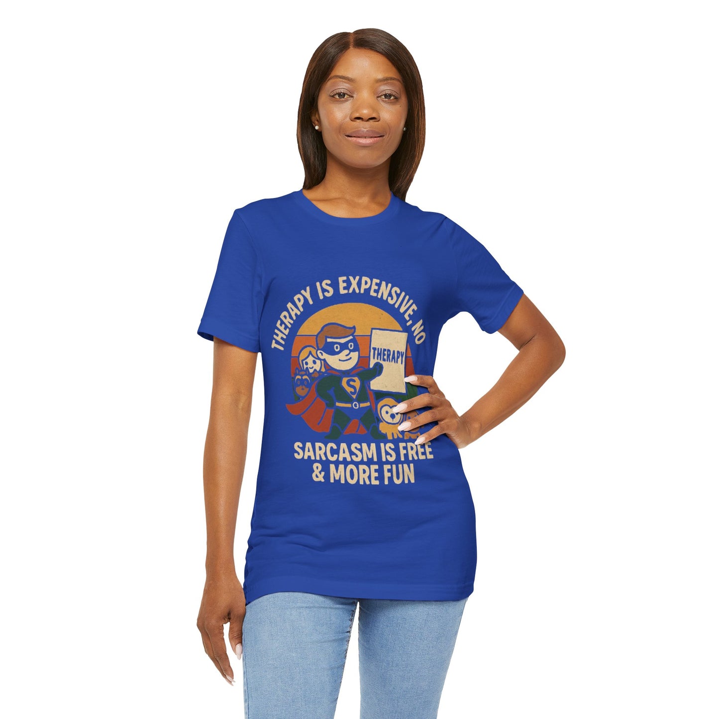 Therapy Humor Tee | Unisex Jersey Short Sleeve Tee, Mental Health Awareness