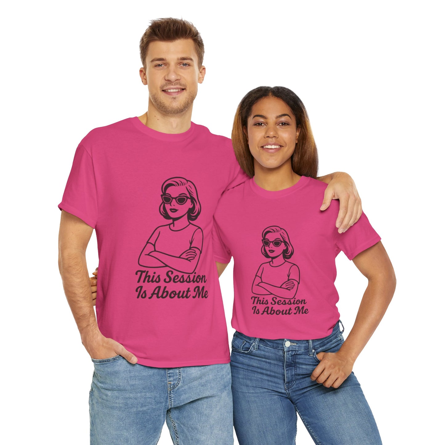 Empowered Statement Tee - This Session Is About Me