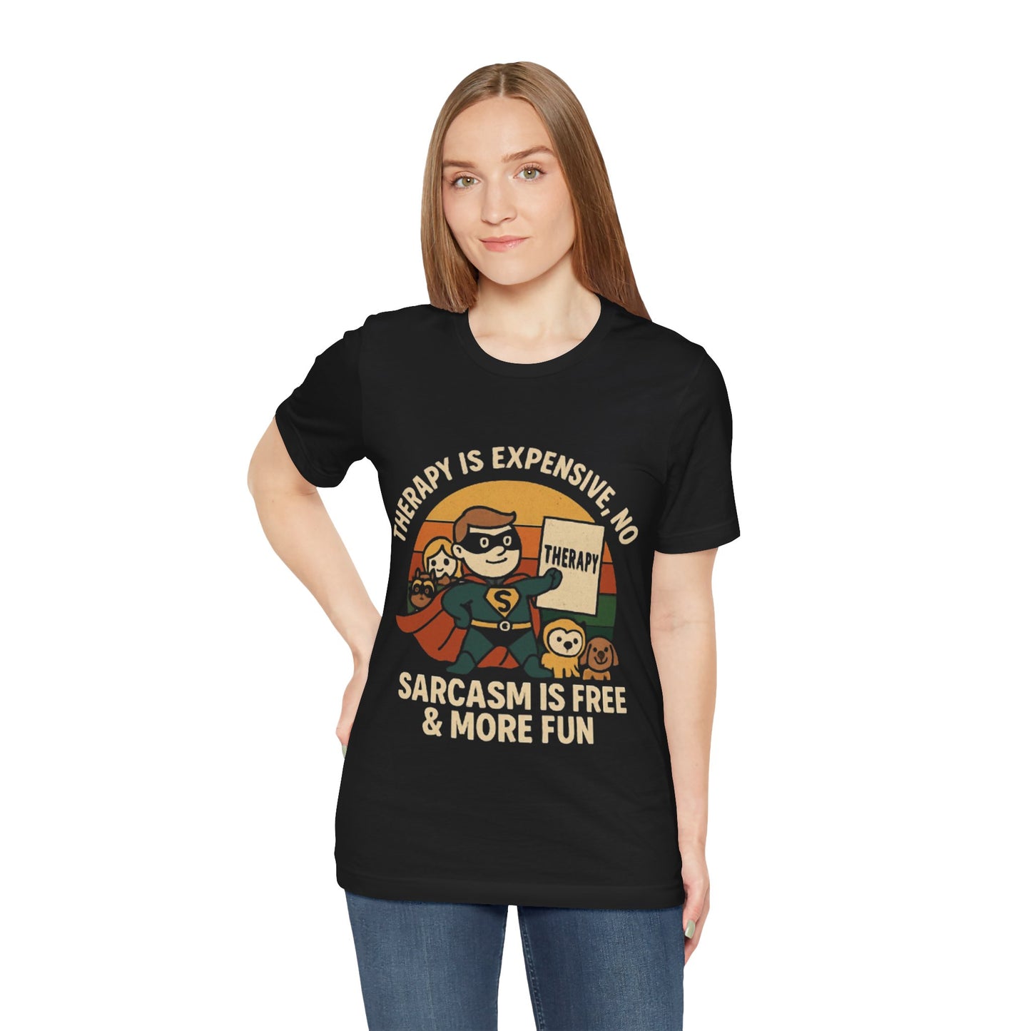 Therapy Humor Tee | Unisex Jersey Short Sleeve Tee, Mental Health Awareness