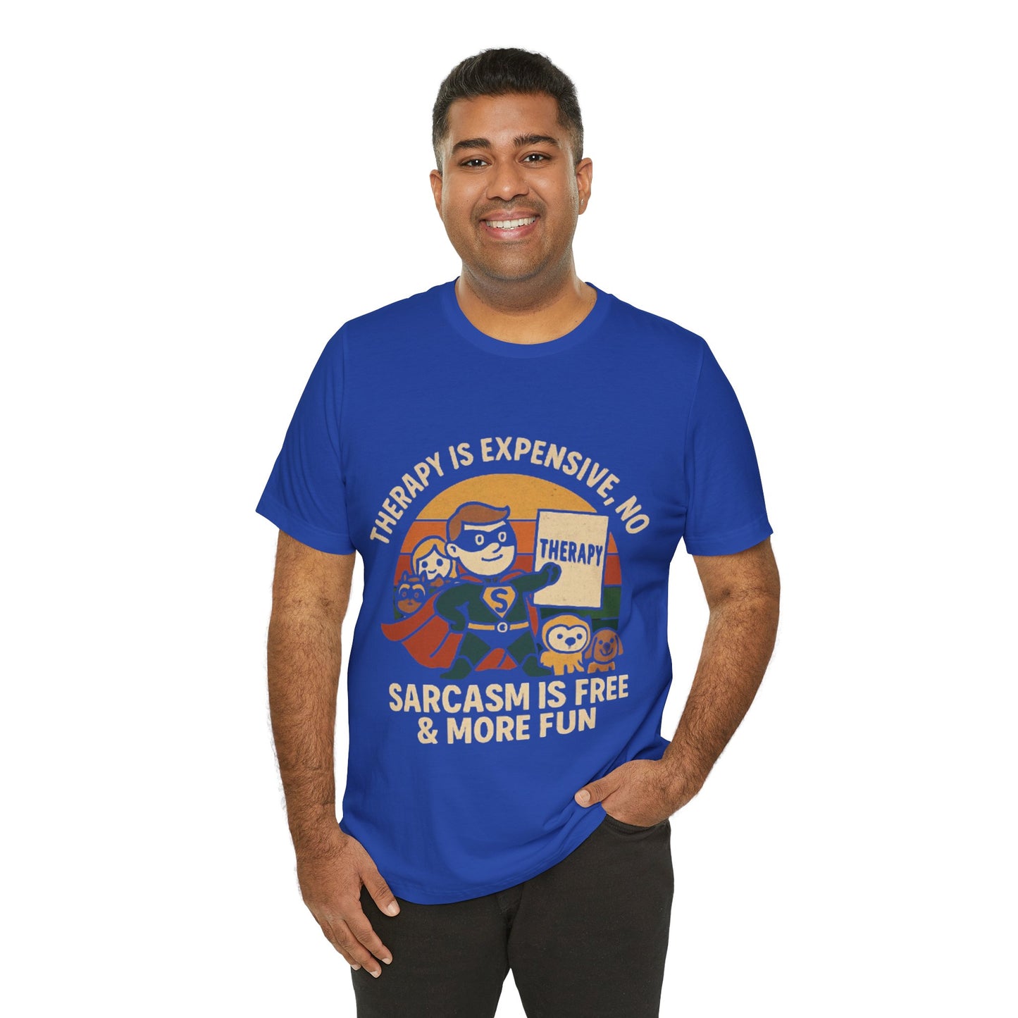 Therapy Humor Tee | Unisex Jersey Short Sleeve Tee, Mental Health Awareness