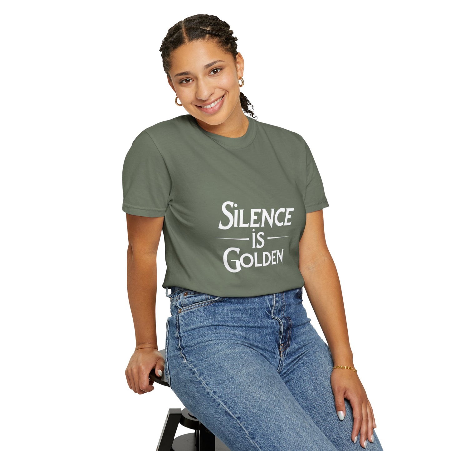 Unisex Garment-Dyed T-Shirt | Silence is Golden