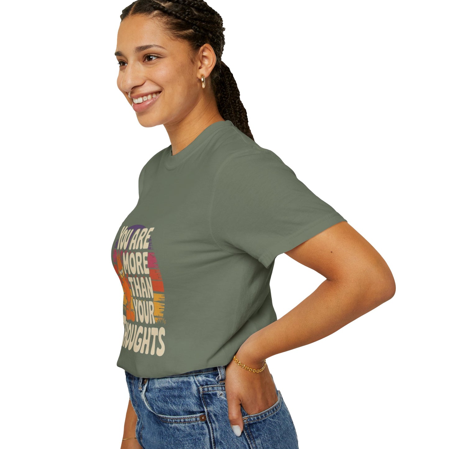 Unisex Garment-Dyed T-Shirt - You Are More Than Your Thoughts