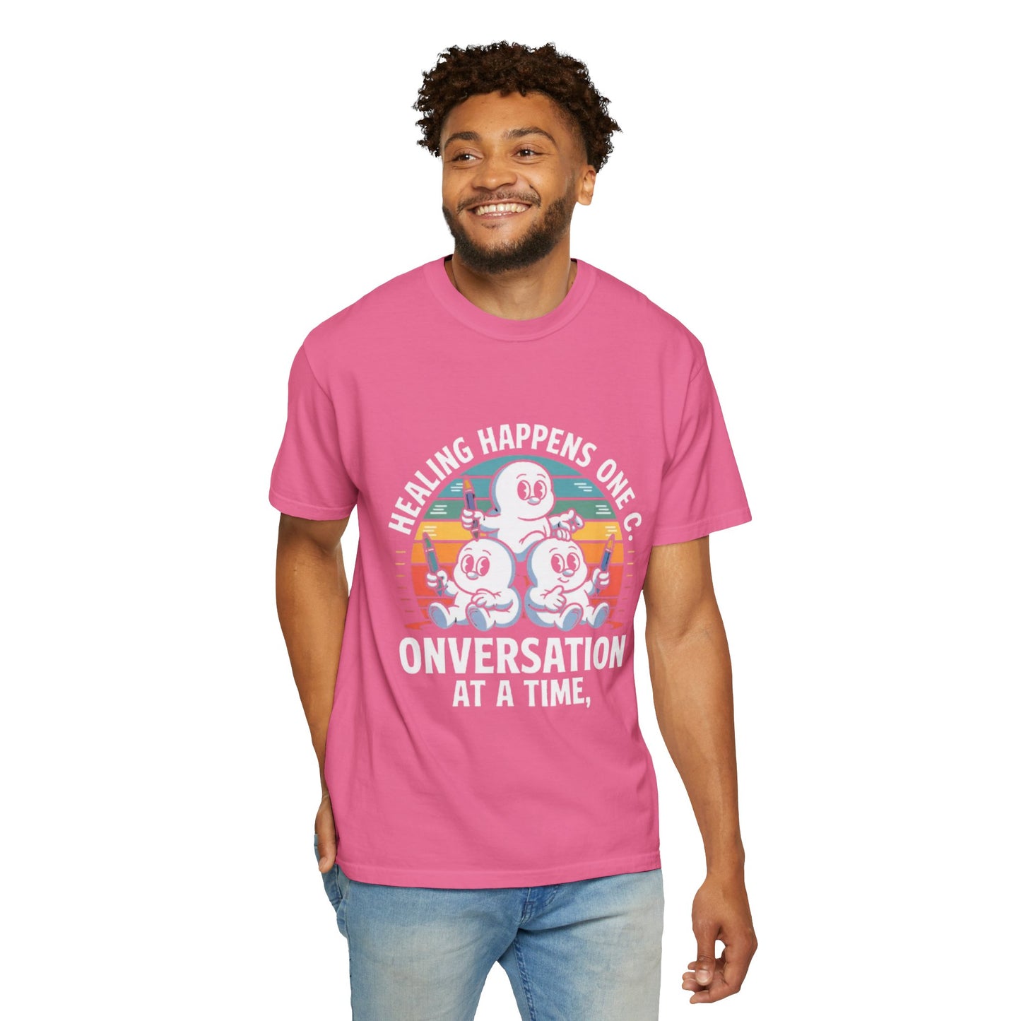Unisex Garment-Dyed T-shirt - Healing Happens