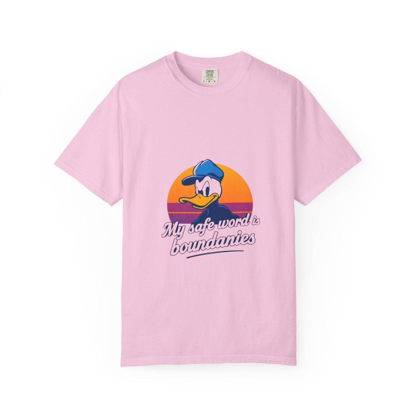 Unisex Garment-Dyed T-Shirt -My Safe Word Is Boundaries