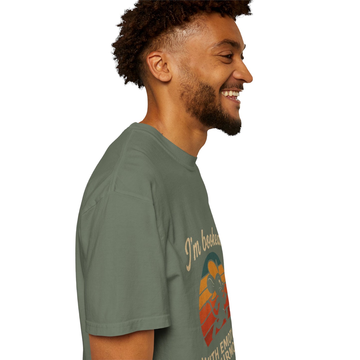 Garment-Dyed T-shirt: I'm Booked With Emotional Turmoil