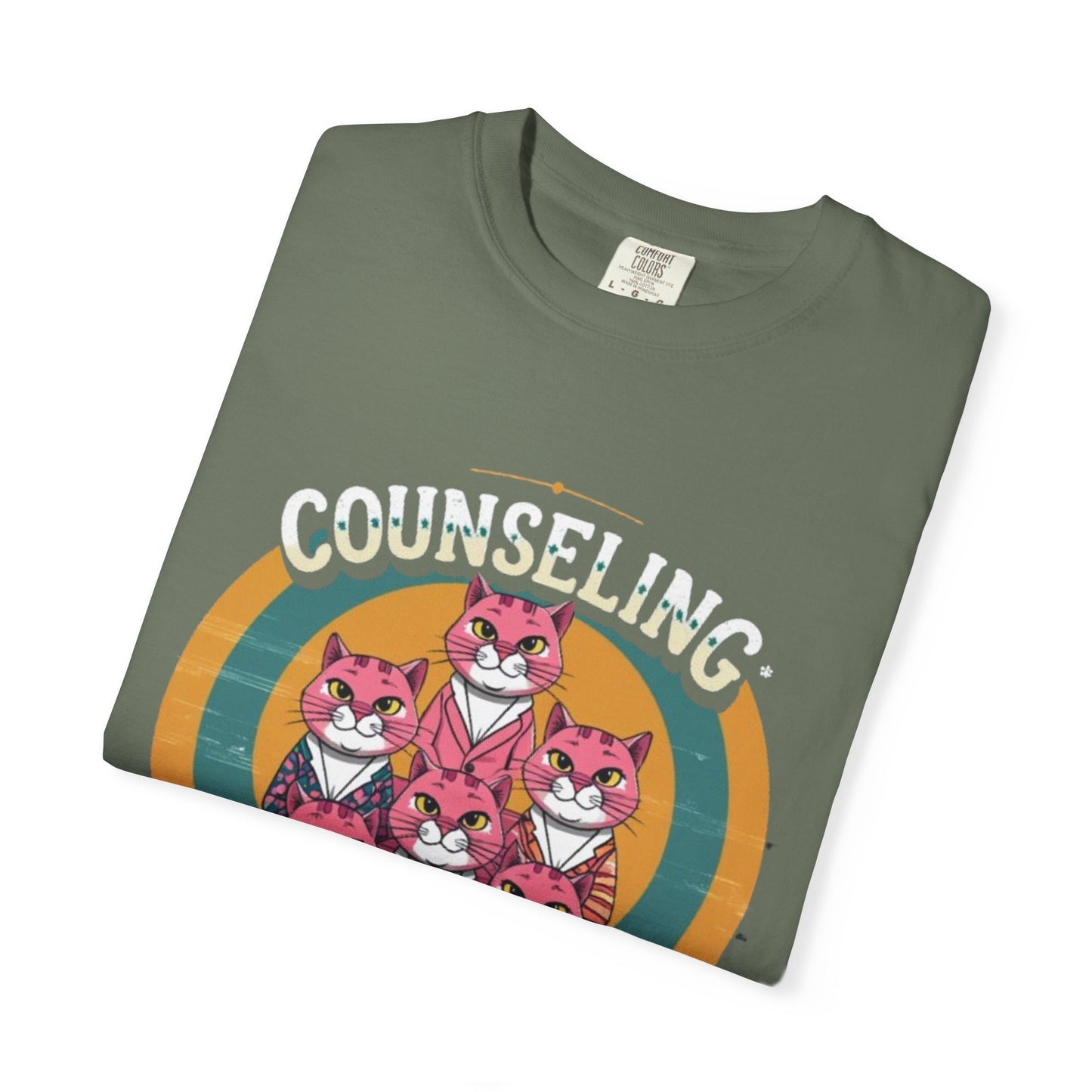 Unisex Garment-Dyed T-Shirt -Counseling Cats