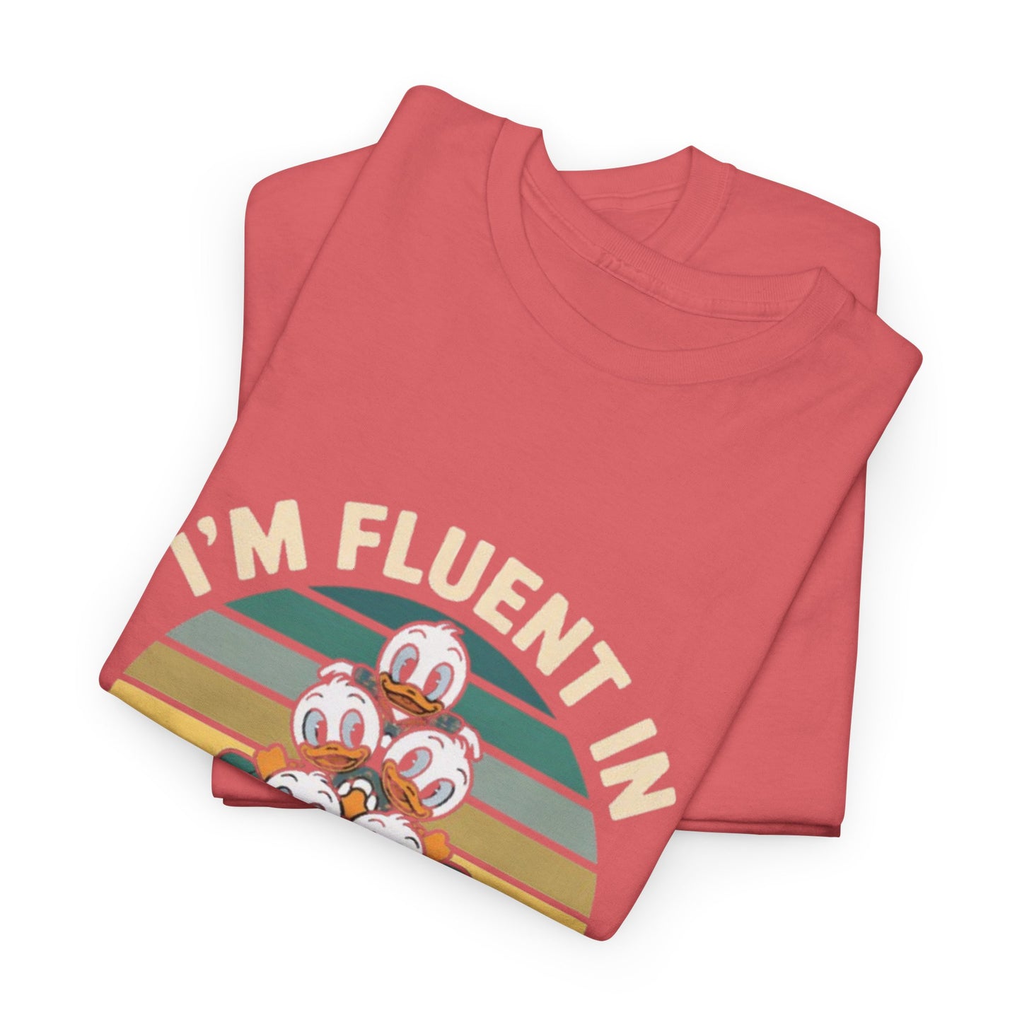 Unisex Heavy Cotton Tee -Fluent in Eye Contact