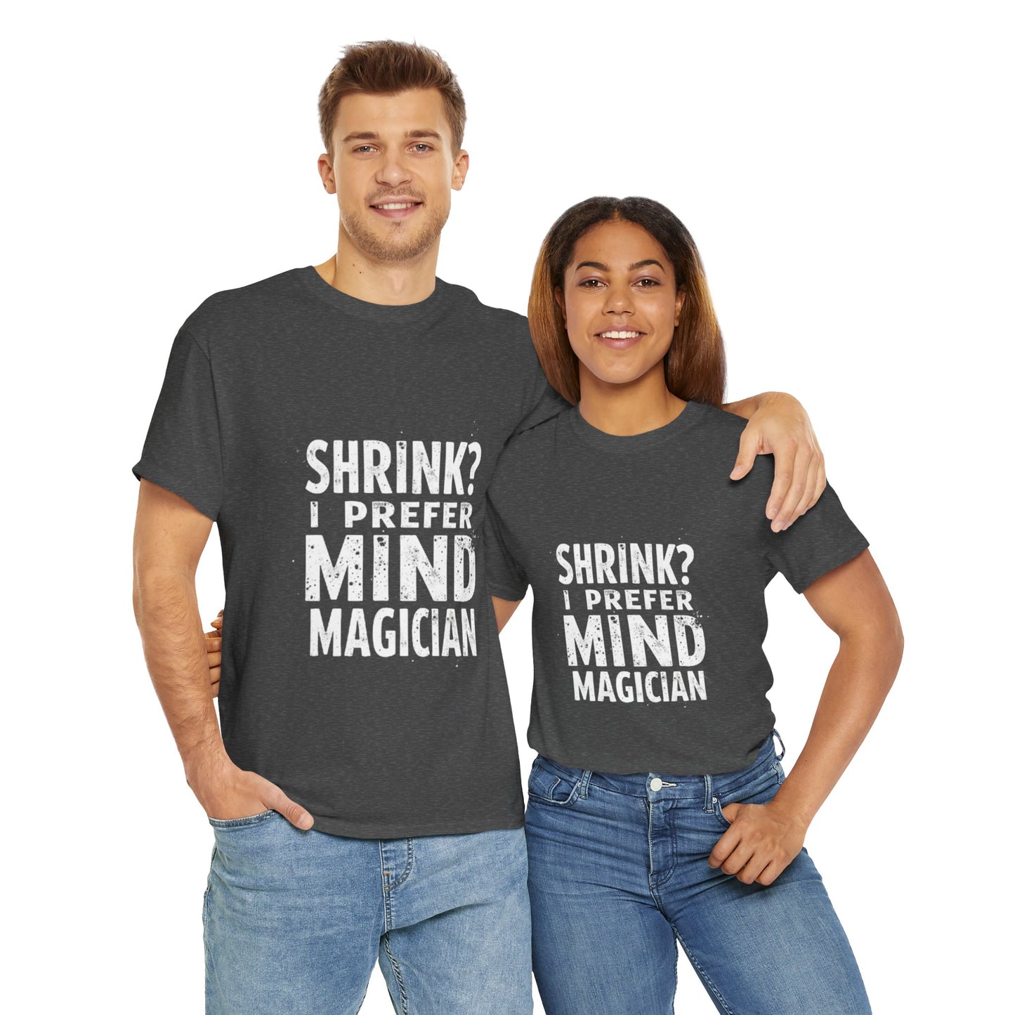 Unisex Heavy Cotton Tee -Mind Reading