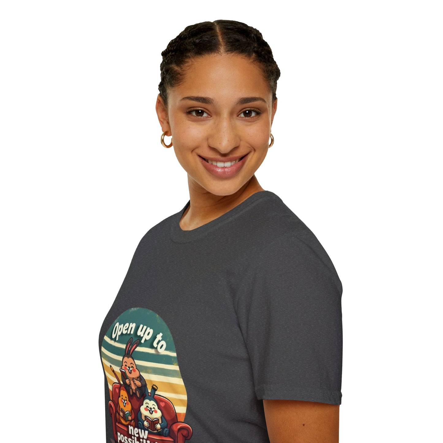 Motivational T-Shirt - Open Up to New Possibilities