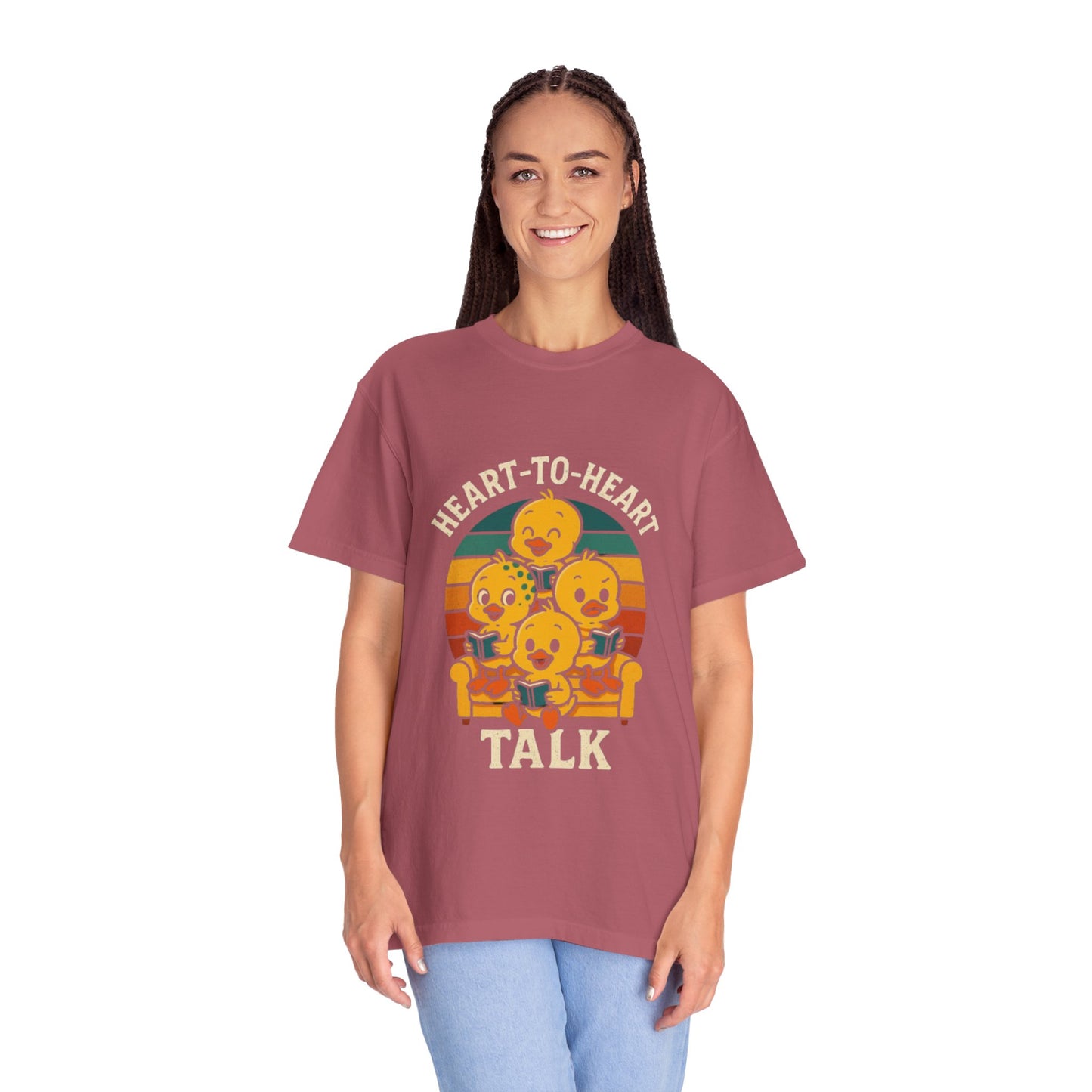 Unisex Garment-Dyed T-Shirt -Heart-to-Heart Talk
