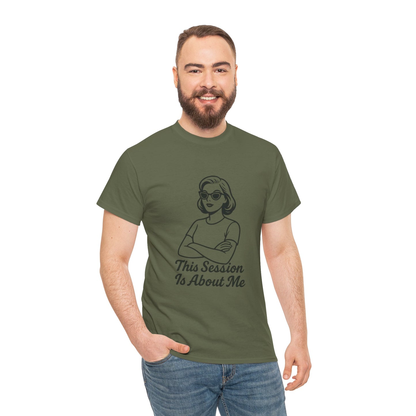Empowered Statement Tee - This Session Is About Me