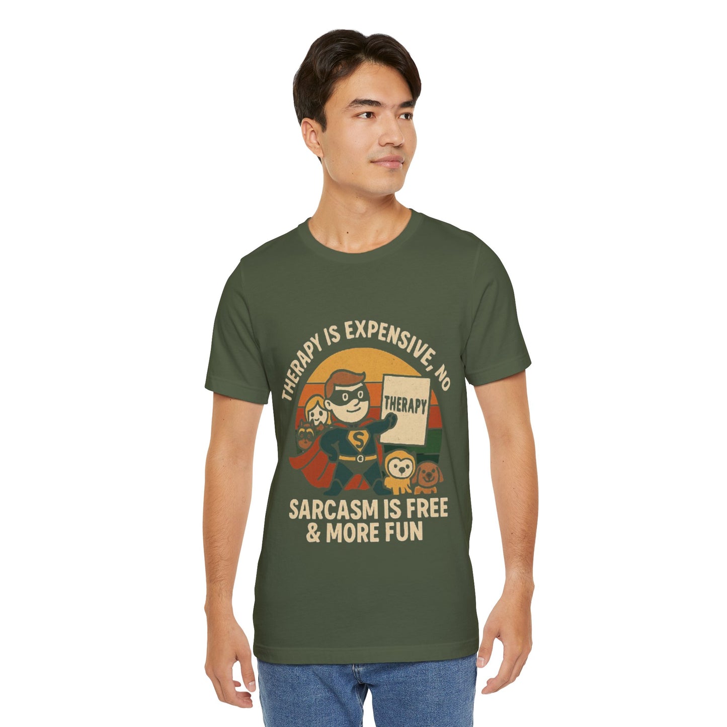 Therapy Humor Tee | Unisex Jersey Short Sleeve Tee, Mental Health Awareness