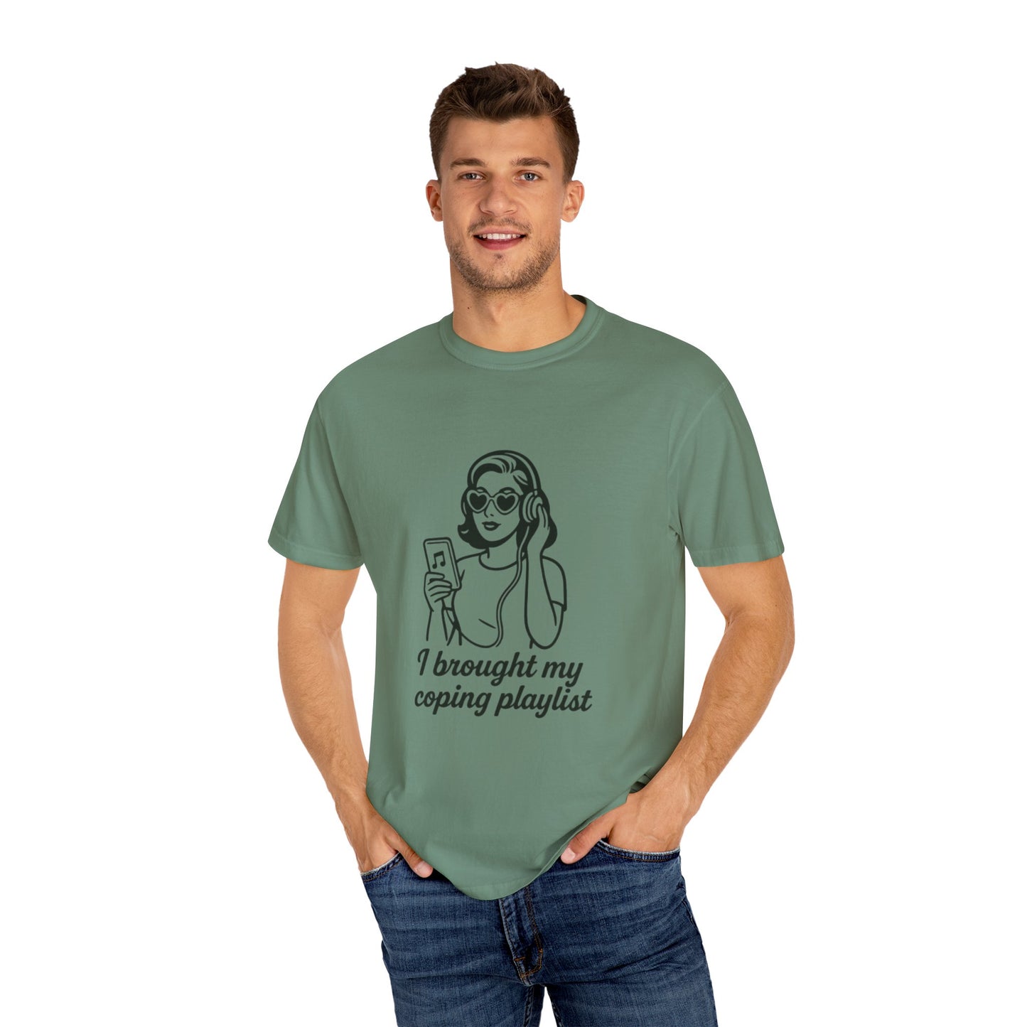 Chill Vibes T-Shirt, I Brought My Coping Playlist Unisex Tee