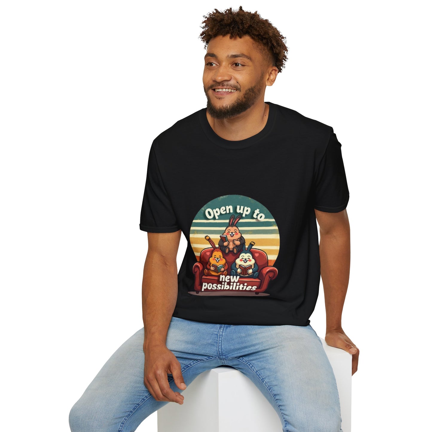Motivational T-Shirt - Open Up to New Possibilities