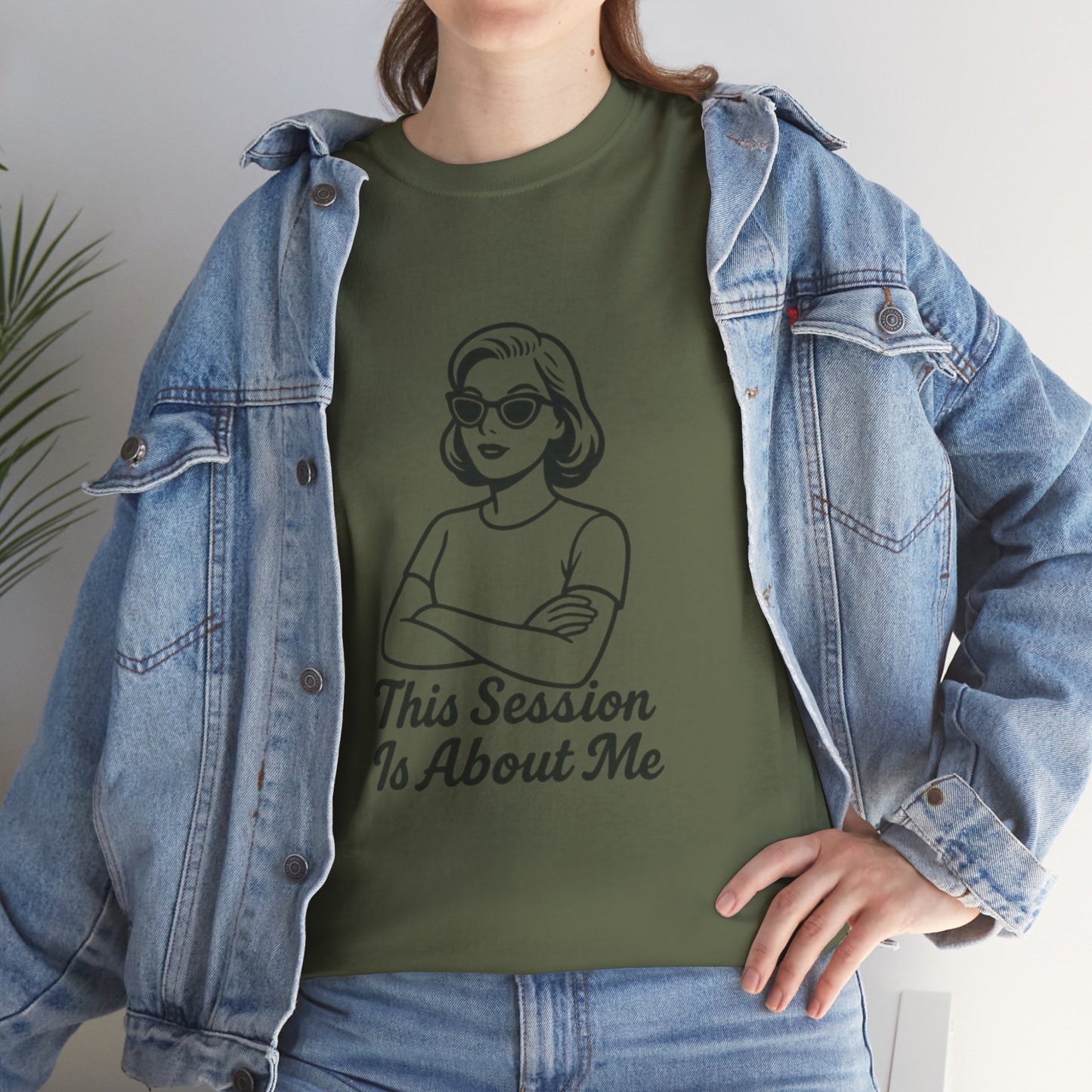 Empowered Statement Tee - This Session Is About Me
