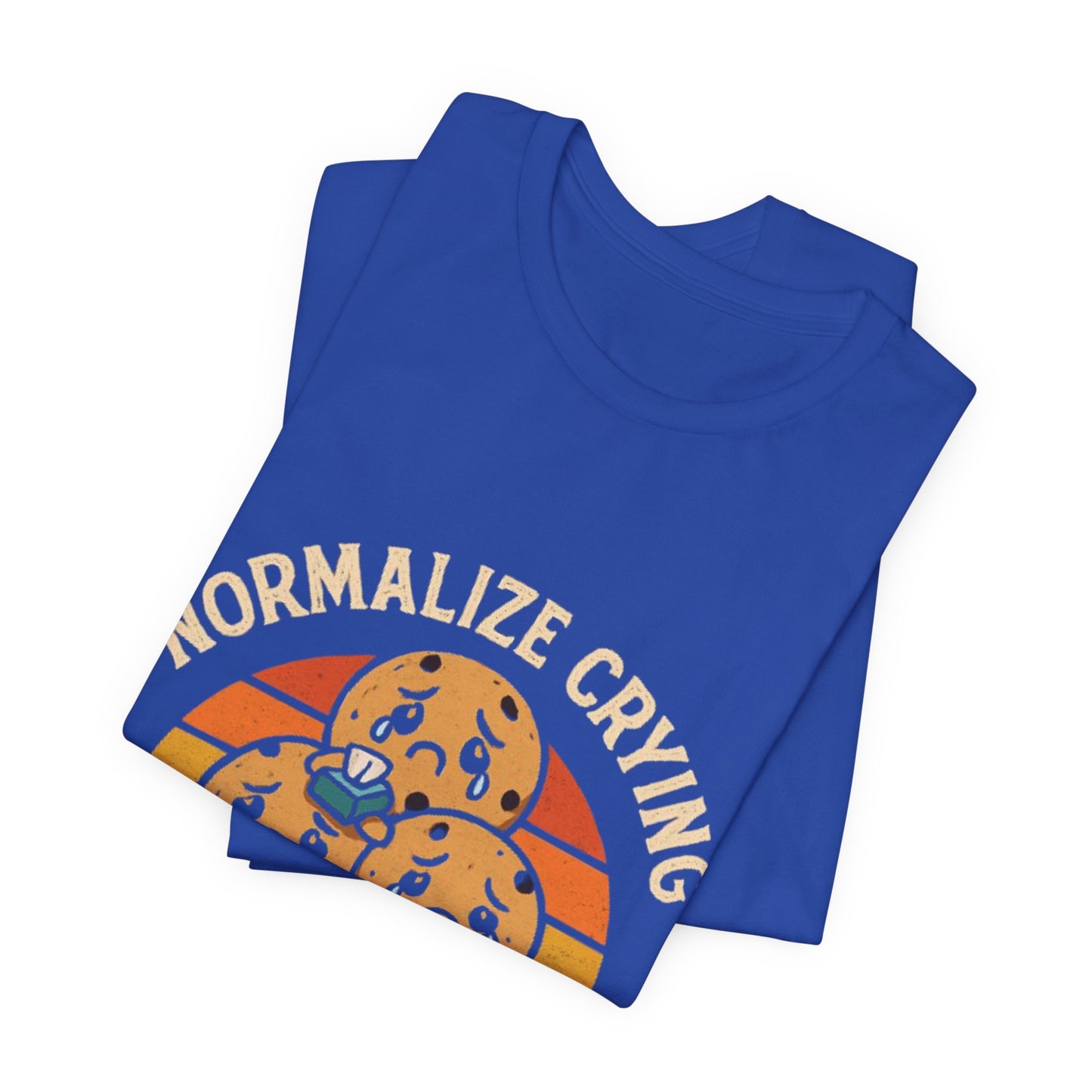 Normalize Crying Unisex Tee - Fun Snack Aisle Shirt, Counselor Humour