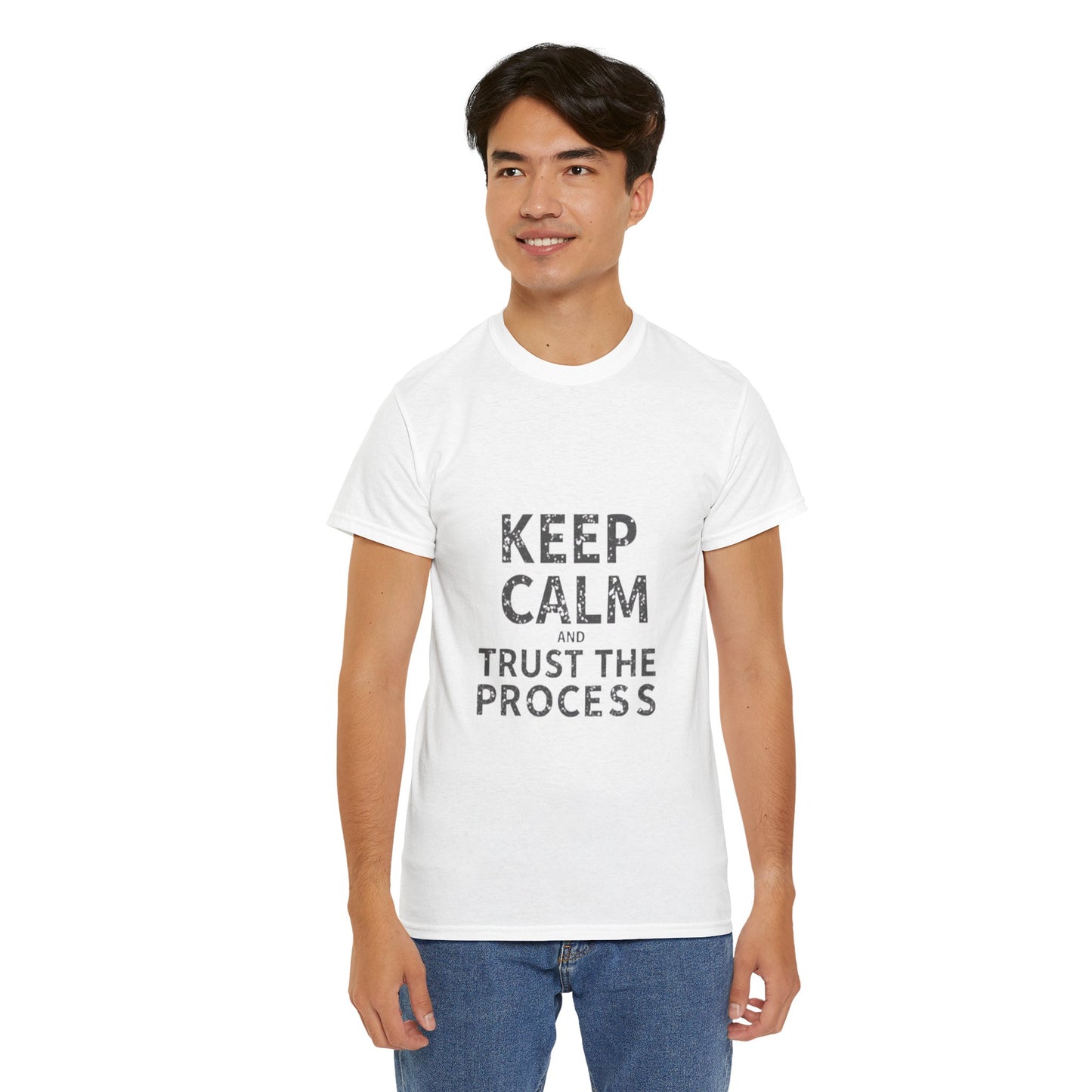 Unisex Heavy Cotton Tee -Keep Calm