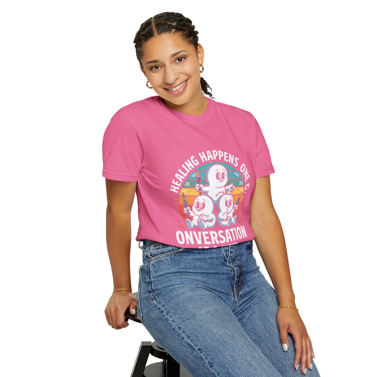 Unisex Garment-Dyed T-shirt - Healing Happens